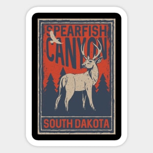 Spearfish Canyon South Dakota Sticker